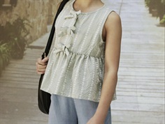 Name It silt green ternet top